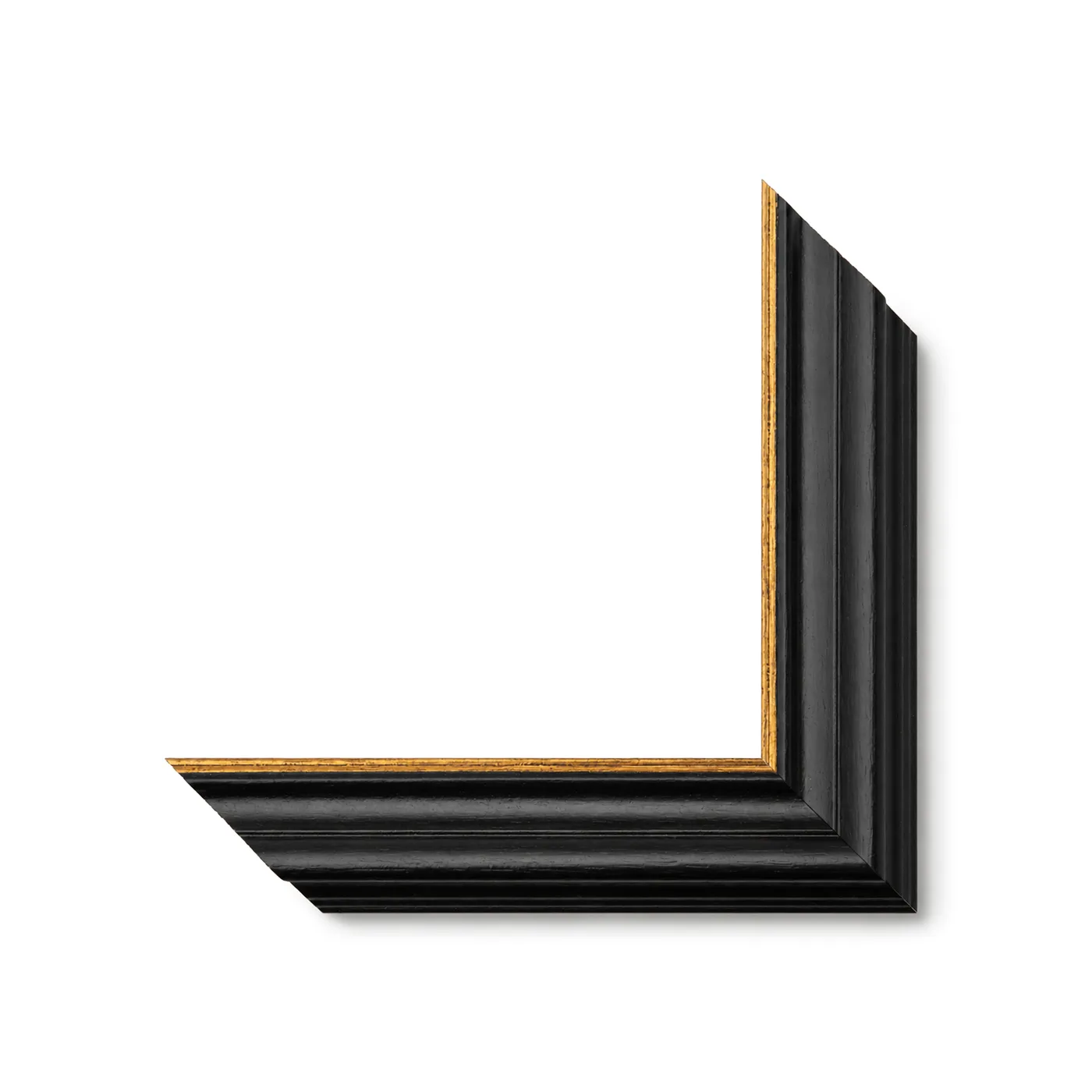 1-9/16" Black Wax w/Gold Lip