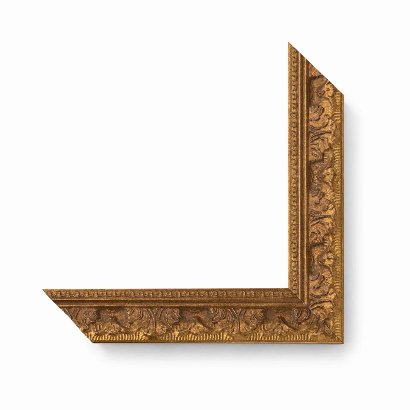 1-5/16" Antique Gold Leaf Fenice