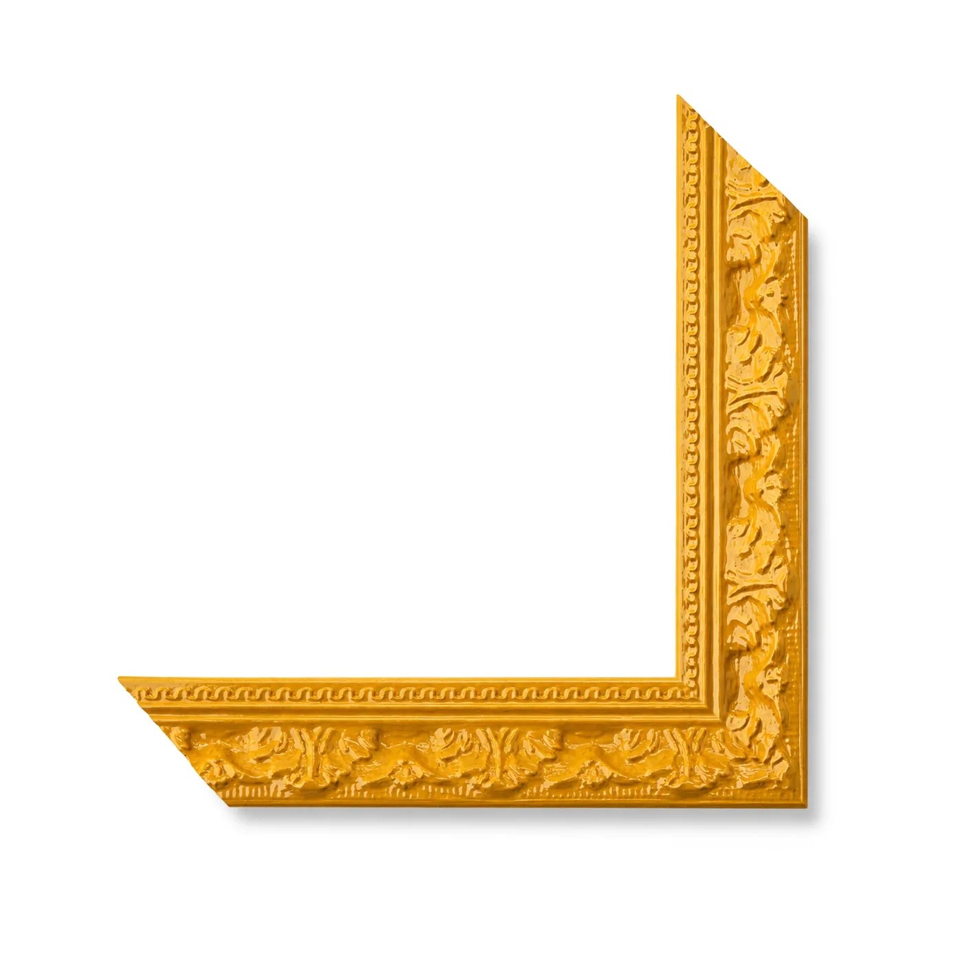 1-3/8" Mustard Yellow Lacquer