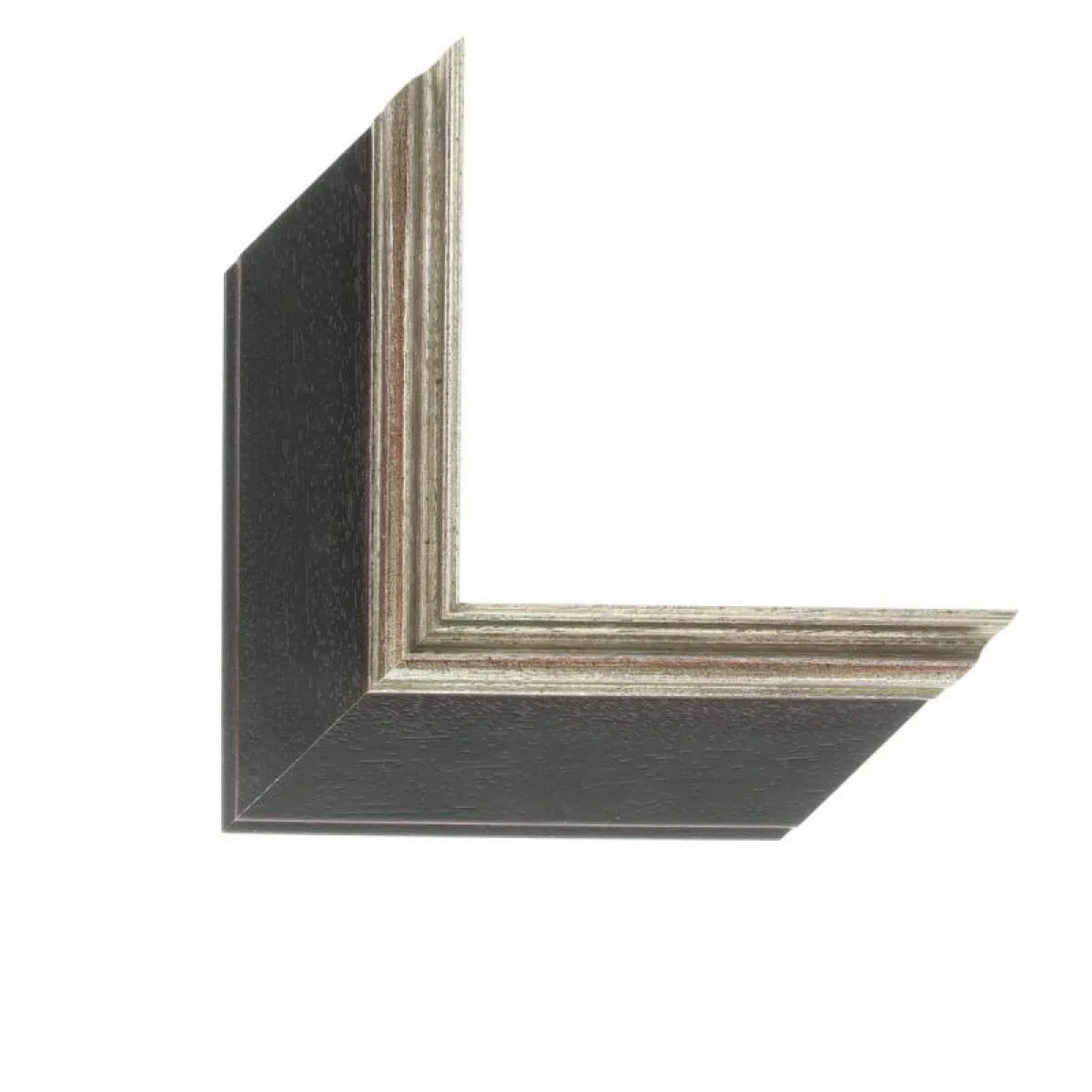 2-1/2" Palladio Black/Silver